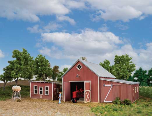 Walthers Cornerstone 1/87 HO Scale - Chicken Coop and Sheds